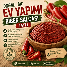 Biber Salçası 1 Kg ( TATLI )