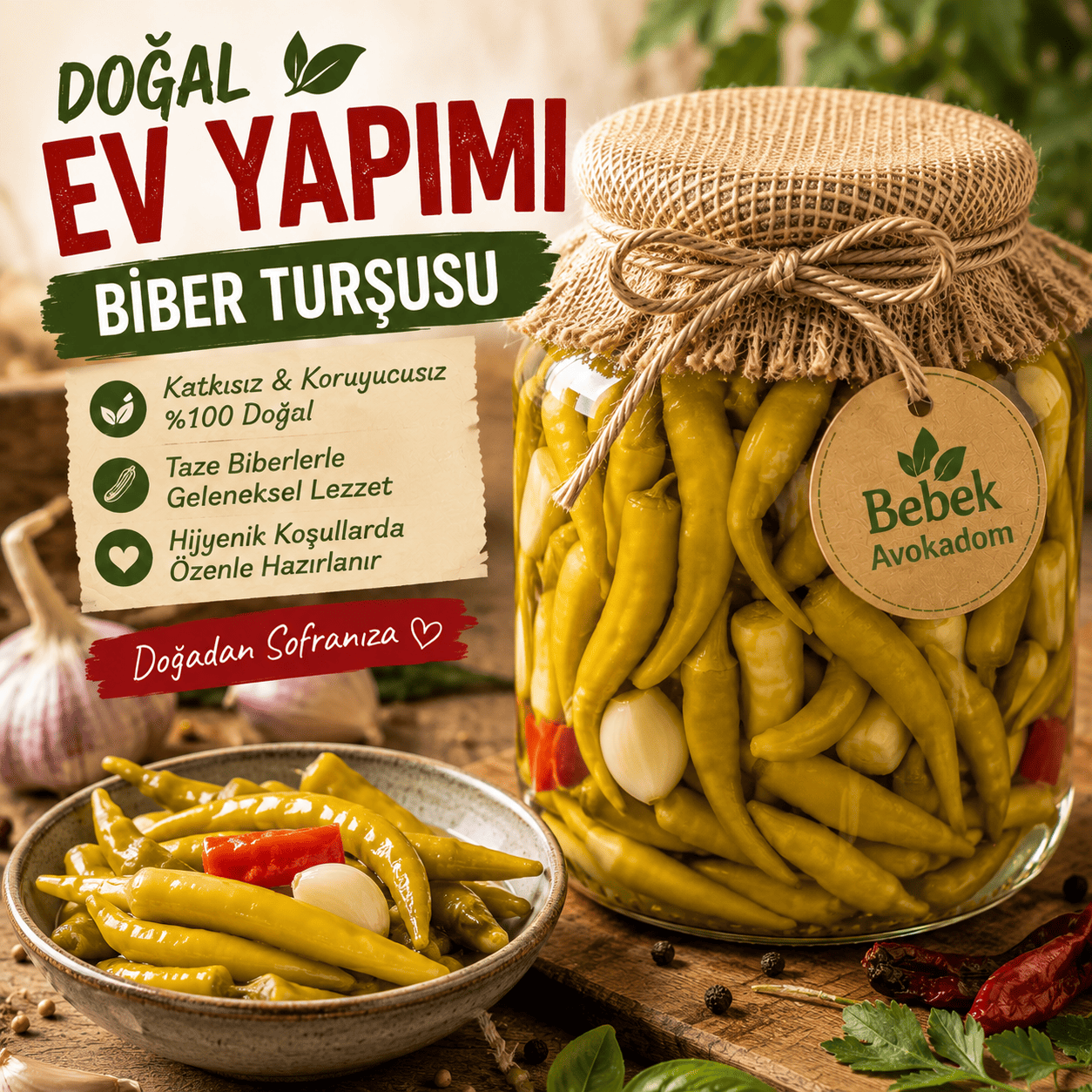 Biber Turşusu 1 Kg (ACI )